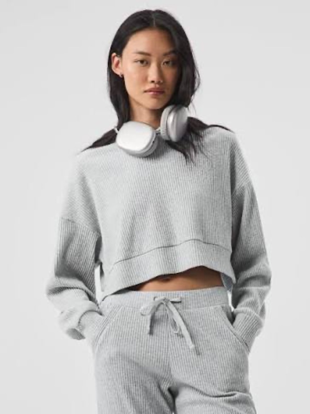 Muse Sweatshirt, Heather Grey, Alo, Size S